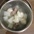 企鵝好愛煮 的 (電鍋)簡易菜頭排骨湯 cooksnap