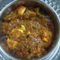 Rak का कुकस्नैप जब उन्होंने पनीर शिमला मिर्च (Paneer Capsicum recipe in hindi) बनाया था।