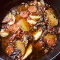 El cooksnap de Ines Mercado cuando hizo Estofado de carne con verduras.