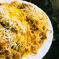 Zobia Sajjad's cooksnap of when they made Chicken biryani.
