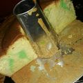 Cooksnap dari ayu fujiana untuk resep (marble) Pandan Chiffon Cake