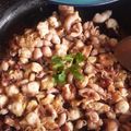 El cooksnap de Trixie Lazos cuando hizo Pulpo al ajillo (con cebolla y ajo).