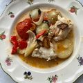 El cooksnap de mjmonseco cuando hizo Rape al horno con verduras.