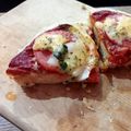 El cooksnap de Cristina Al cuando hizo Pizza Margarita en sartén 👩‍🍳🍕.