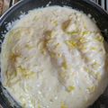 El cooksnap de Mary Vazquez cuando hizo Merluza en salsa de puerros.
