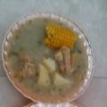 El cooksnap de Natalia Andrea cuando hizo Sancocho de Costilla.