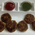 Vimmi Bhatia's cooksnap of when they made Veggie shami kabab.