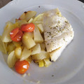 El cooksnap de Nuria Haro cuando hizo Bacalao al horno.