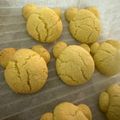 YiWen's cooksnap of when they made 零技巧「小熊雪球餅乾」拌一拌好簡單！！.