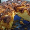 El cooksnap de Magali Agustina cuando hizo Torta de manzana invertida.