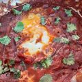 Miles's cooksnap of when they made Shakshuka.