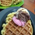 Cooksnap dari Helen Harianto untuk resep Waffle Pisang Gluten Free