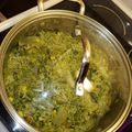 El cooksnap de Ana Alcala cuando hizo Arroz al cilantro.