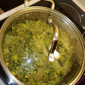 El cooksnap de Ana Alcala cuando hizo Arroz al cilantro.