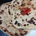 Aruna Thapar's cooksnap of when they made Aloo Paratha.