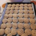 Cooksnap από Λεμονιά Πούλου στη συνταγή Μπισκότα βουτύρου με καρύδια και σουσάμι