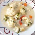 Magyarné Nyírő Kati Cooksnap-ja, amikor elkészítette a(z) Karfiolleves receptet.