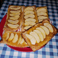 El cooksnap de Faly Rico Gomez cuando hizo Tartitas de manzana de hojaldre y mermelada de melocotón 🍑.