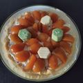 Cooksnap de mag sur la recette TARTE AUX PÊCHES (au sirop) À LA CRÈME D’AMANDE