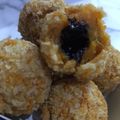 Cooksnap dari Riza Nataijannah untuk resep Bola ubi ungu isi coklat