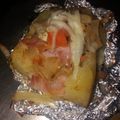 El cooksnap de Andrea Palomar cuando hizo Papa Rellena con Jamón, Queso y Cebolla.