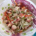 El cooksnap de Iliannys Gonzalez cuando hizo Sashimi de pulpo.