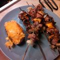 Coastiewifey's cooksnap of when they made Garlic Lime Chicken Kabobs.