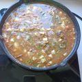 El cooksnap de Aliosha cuando hizo Caldillo o cazuela de machaca.