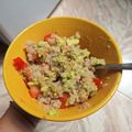 El cooksnap de Miriam Bas cuando hizo Ensalada de quinoa.