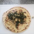 El cooksnap de Antonio Escudero cuando hizo Panqueques de pollo, champiñón y acelga con salsa blanca.