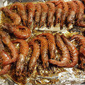 El cooksnap de tonitrek9 cuando hizo Gambones al horno.