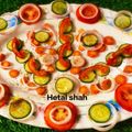 hetal shah's cooksnap of when they made ગાજર કાકડી અને ટામેટાનું સલાડ (Gajar Cucumber Tomato Salad Recipe In Gujarati).