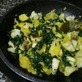 El cooksnap de Number One cuando hizo Espinacas con bacalao y patatas.