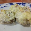 El cooksnap de Luis J. cuando hizo Champiñones rellenos de jamón York, jamón serrano y queso.