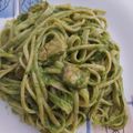 Cooksnap de Ana Costa quando cozinhou Tagliatelle de Agrião e Salmão.