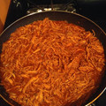El cooksnap de Anna Lopez cuando hizo Tinga de pollo.