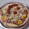 Pushapa Madlani's cooksnap of when they made પીઝા (Pizza Recipe In Gujarati).