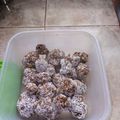 El cooksnap de Yovanna cuando hizo Trufas de galletitas María.