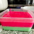Cooksnap dari Euis W untuk resep Es Gabus Cokelat Pandan/ Es Agar2/ Es Potong