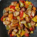 El cooksnap de Esther cuando hizo Solomillo de cerdo con salsa agridulce.