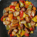 El cooksnap de Esther cuando hizo Solomillo de cerdo con salsa agridulce.