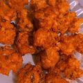 Neeta Bhatt का कुकस्नैप जब उन्होंने लेफ्ट ओवर चावल पकोडे (Left over chawal pakode recipe in hindi) बनाया था।