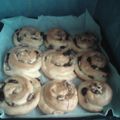 El cooksnap de Toñi Muñoz Marin cuando hizo Caracolas de pasas con nueces (kanelbulle).