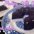 Cooksnap dari Mama Rara untuk resep Puding Lapis Ubi Ungu, tips mengukur kapasitas cetakan