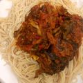 Abidaaah's Kee's cooksnap of when they made Spagatti with dry fish sauce.