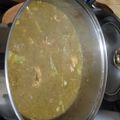 El cooksnap de Abrilita Juárez cuando hizo Carne de puerco en salsa verde con habas verdes.