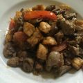 Cooksnap dari rizeki Shaparina untuk resep Oseng Tempe,ampela hati ayam Dan kacang panjang
