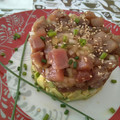 El cooksnap de juan cuando hizo Tartar de atún.