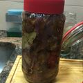 El cooksnap de Patricia Beatriz Zembrino cuando hizo Berenjenas en Escabeche.