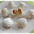 Cooksnap dari Aini mama 2N 2R untuk resep Mochi isi Wafer Caramel (tanpa tepung ketan)